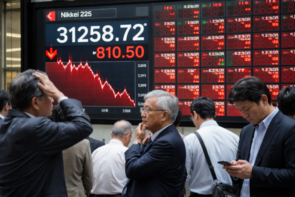 Nikkei 225 Index slips as US-Iran exchange fire; focus shifts to Japan bank earnings
